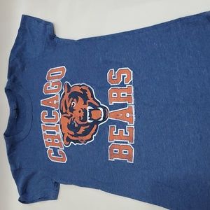 Chicago Bears girls short sleeve tee- long
